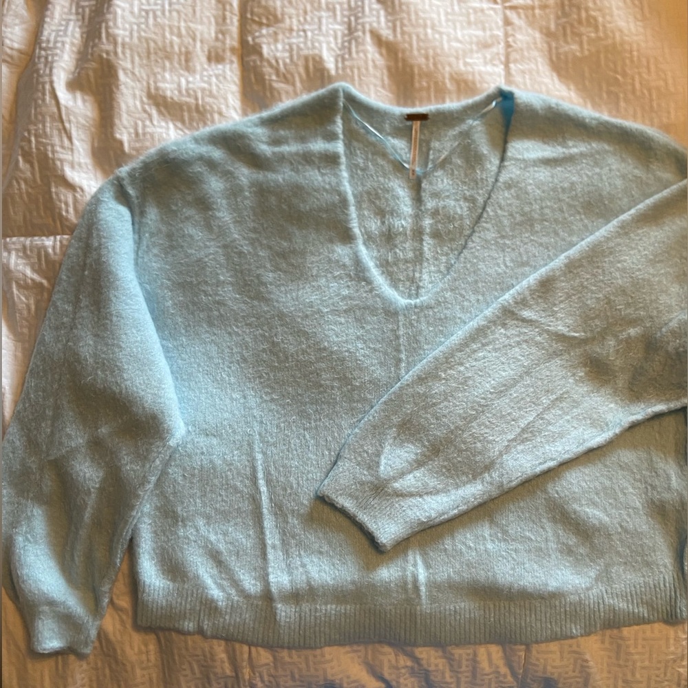 Free People fuzzy sweater